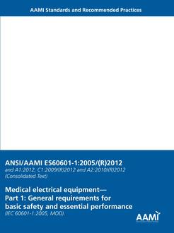 AAMI ES60601-1:2005/(R)2012 (Consolidated Text) PDF