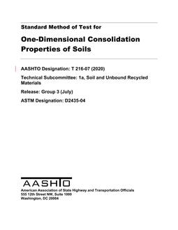 AASHTO T 216 PDF