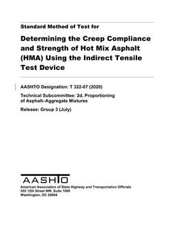 AASHTO T 322 PDF