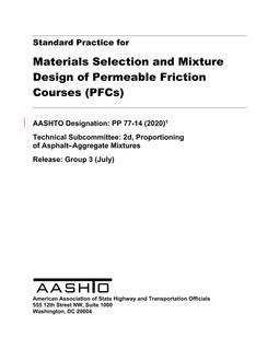 AASHTO PP 77 PDF