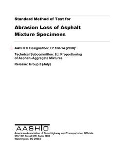 AASHTO TP 108 PDF