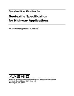 AASHTO M 288-15 PDF