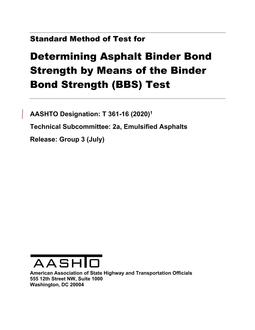 AASHTO T 361 PDF