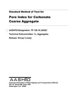 AASHTO TP 120 PDF