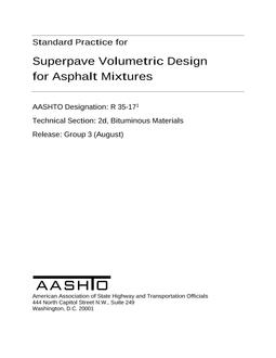 AASHTO R 35 PDF