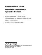 AASHTO T 107M/T 107 PDF