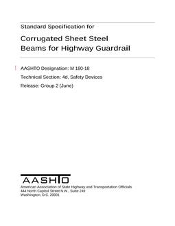 AASHTO M 180 PDF