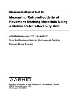 AASHTO TP 111 PDF