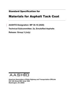 AASHTO MP 36 PDF