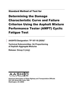 AASHTO TP 107 PDF