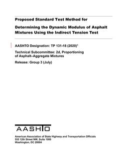 AASHTO TP 131 PDF