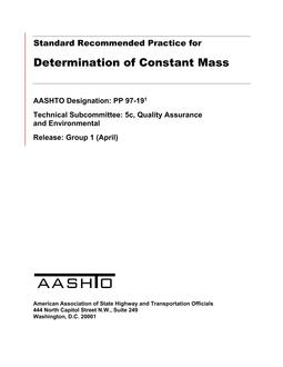 AASHTO PP 97 PDF