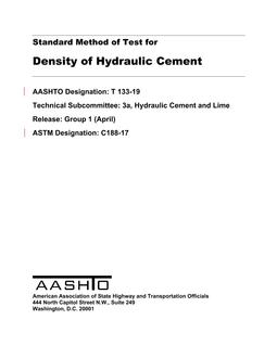 AASHTO T 133 PDF