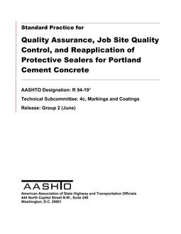 AASHTO R 94 PDF