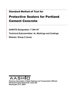 AASHTO T 384 PDF