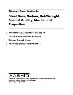 AASHTO M 255M/M 255 PDF