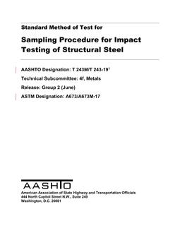 AASHTO T 243M/T 243 PDF