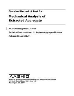 AASHTO T 30-19 PDF