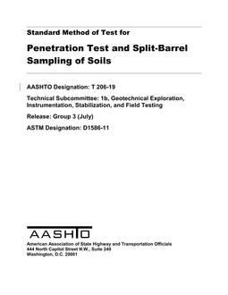 AASHTO T 206 PDF