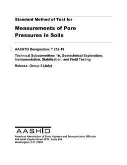 AASHTO T 252 PDF