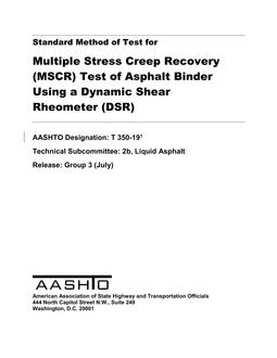 AASHTO T 350 PDF