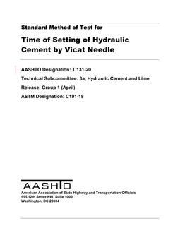 AASHTO T 131 PDF