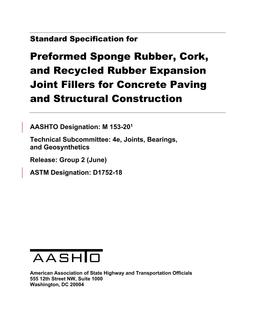 AASHTO M 153 PDF