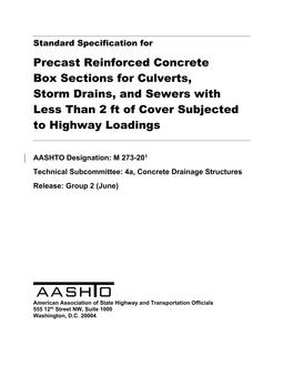 AASHTO M 273 PDF