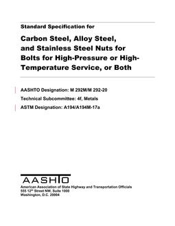 AASHTO M 292M/M 292 PDF