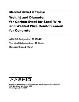 AASHTO TP 138 PDF