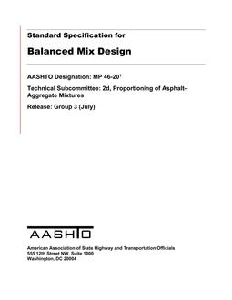 AASHTO MP 46 PDF