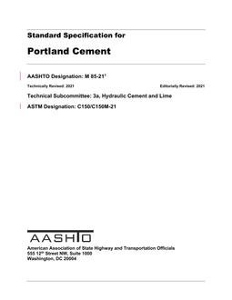 AASHTO M 85 PDF