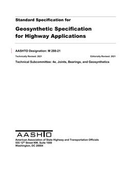 AASHTO M 288 PDF