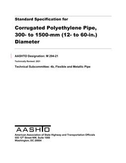 AASHTO M 294 PDF