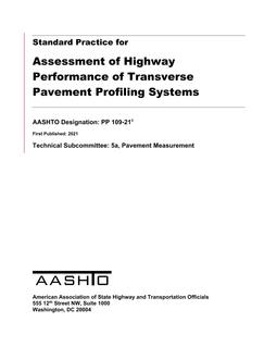 AASHTO PP 109 PDF