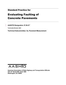 AASHTO R 36 PDF