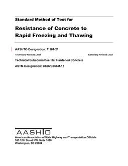 AASHTO T 161 PDF