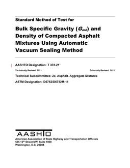 AASHTO T 331 PDF