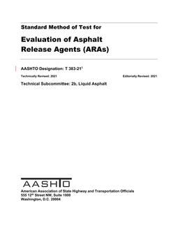 AASHTO T 383 PDF