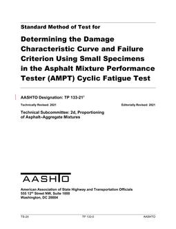 AASHTO TP 133 PDF