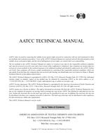 AATCC Technical Manual – 2018 PDF