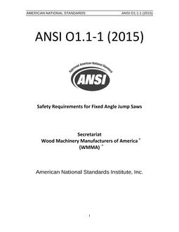 ANSI O1.1-1 PDF