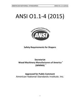 ANSI O1.1-4 PDF