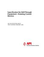 API Spec 16RCD (R2013) PDF