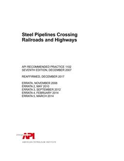 API RP 1102 (R2017) PDF