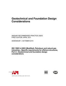 API RP 2GEO (R2021) PDF