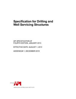 API Spec 4F PDF