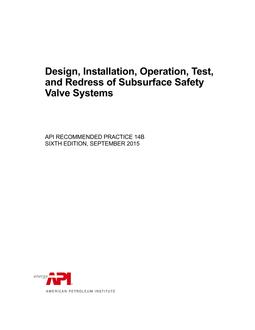 API RP 14B PDF