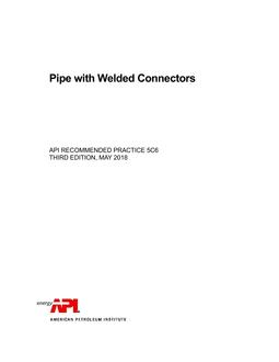 API RP 5C6 PDF