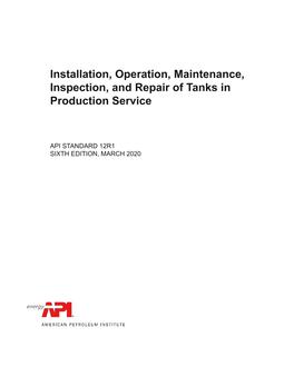 API Std 12R1 PDF